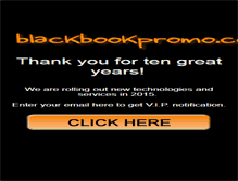 Tablet Screenshot of blackbookpromo.com